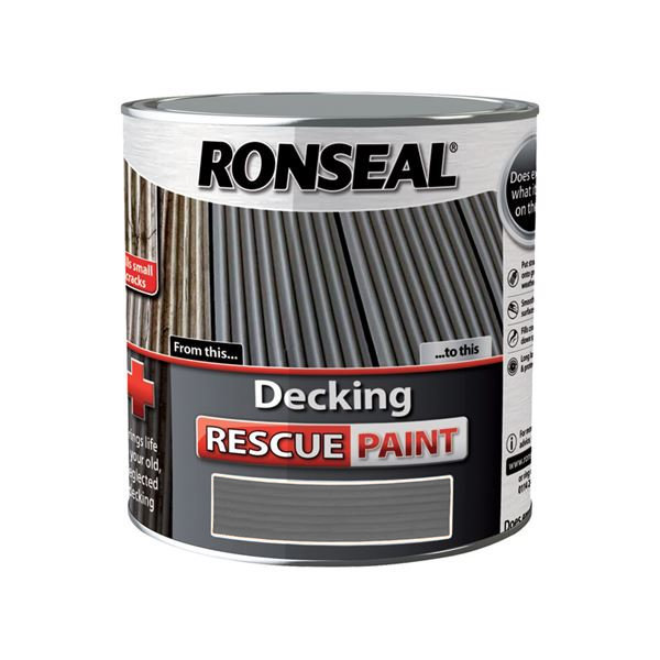 Ronseal Decking Rescue Paint 2.5Lt - Slate