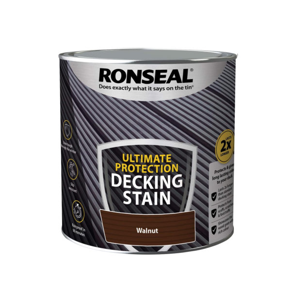 Ronseal Ultimate Decking Stain 2.5Lt - Walnut
