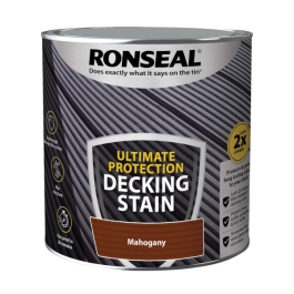 Ronseal Ultimate Decking Stain 2.5Lt - Mahogany