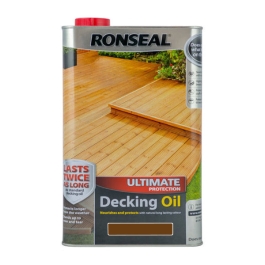 Ronseal Ultimate Decking Oil 5Lt - Teak