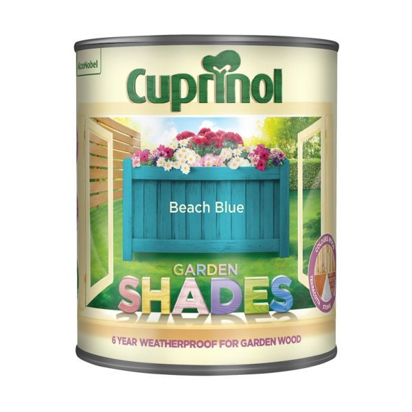 Cuprinol Garden Shades 1Lt - Beach Blue