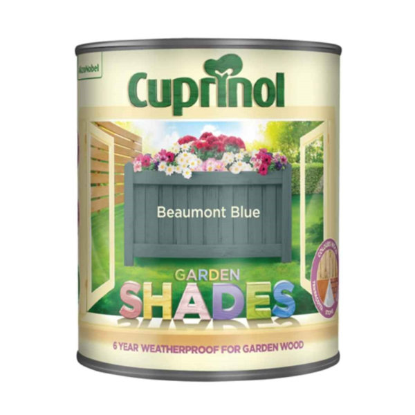Cuprinol Garden Shades 1Lt - Beaumont Blue