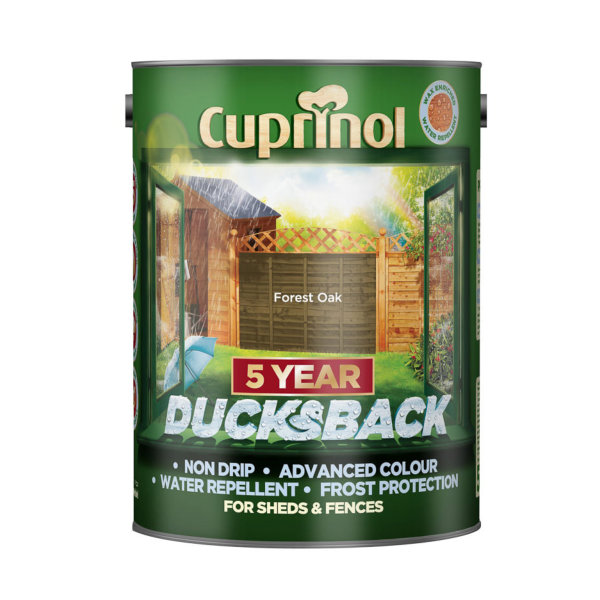 Cuprinol 5 Year Ducksback 5Lt - Forest Oak