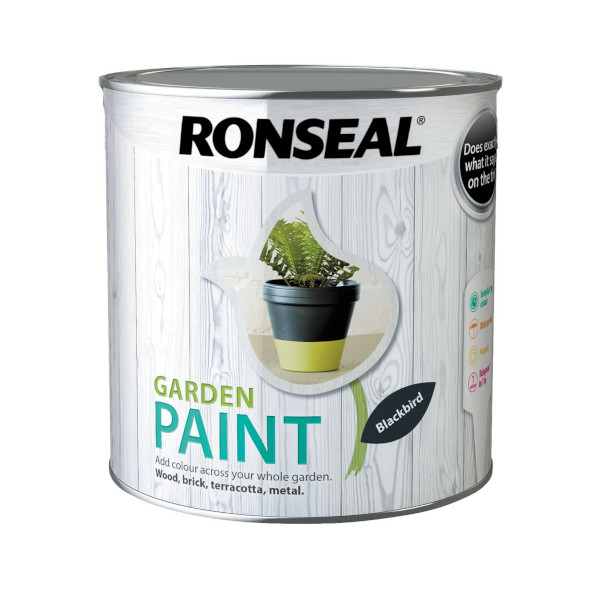 Ronseal Garden Paint 2.5Lt - Blackbird