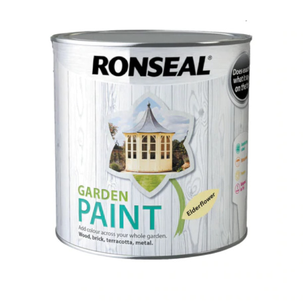 Ronseal Garden Paint 2.5Lt - Elderflower