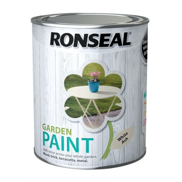 Ronseal Garden Paint 2.5Lt - White Ash