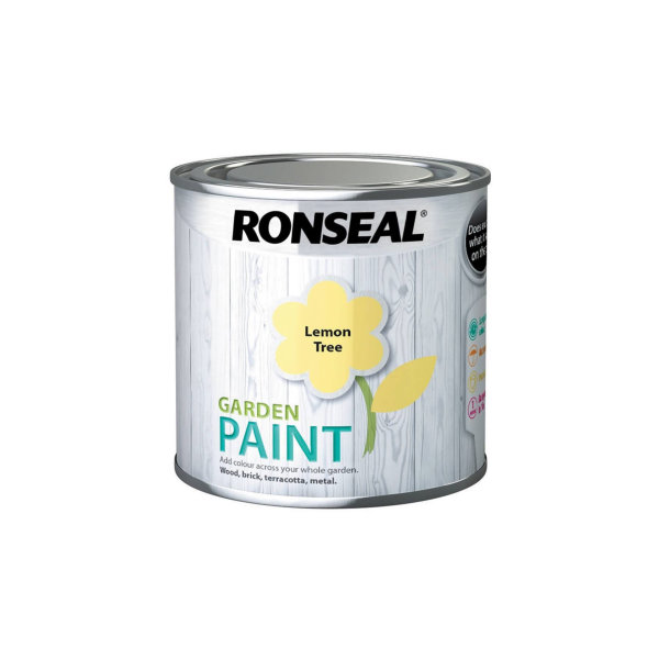 Ronseal Garden Paint 250ml - Lemon Tree
