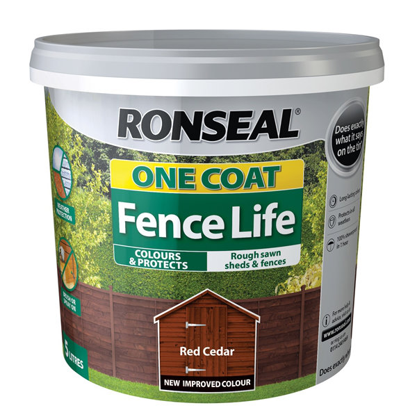 Ronseal Fence Life 12Lt - Red Cedar