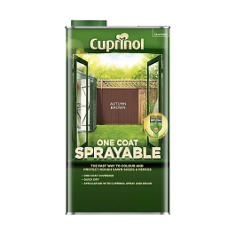 Cuprinol Sprayable Fence Treatment 5Lt - Autumn Brown