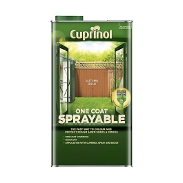 Cuprinol Sprayable Fence Treatment 5Lt - Autumn Gold