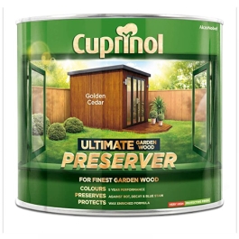 Cuprinol Ultimate Garden Wood Preserver 1Lt - Golden Cedar