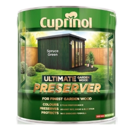 Cuprinol Ultimate Garden Wood Preserver 4Lt - Spruce Green
