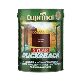 Cuprinol 5 Year Ducksback 5Lt - Autumn Brown