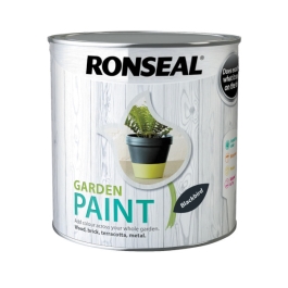 Ronseal Garden Paint 250ml - Blackbird