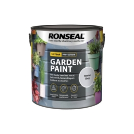 Ronseal Garden Paint 250ml - Pewter Grey