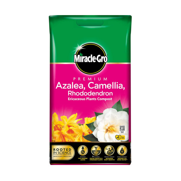 Miracle-Gro Compost 10Lt - Azalea, Camellia & Rhododendron