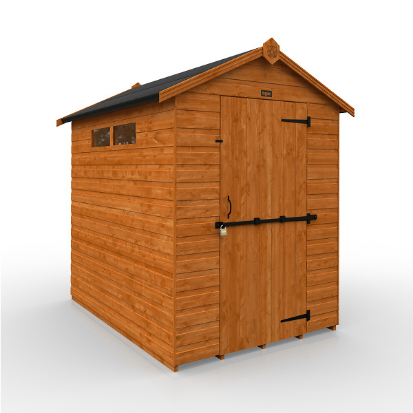 Tiger Security Apex Shed - 7Ft Length x 5Ft Width
