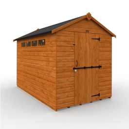 Tiger Security Apex Shed - 10Ft Length x 6Ft Width