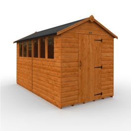 Tiger Shiplap Apex Shed - 12Ft Length x 6Ft Width