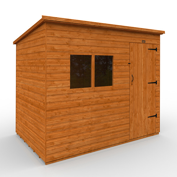 Tiger Shiplap Pent Shed - Extra High - 9Ft Length x 6Ft Width