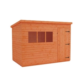 Tiger Shiplap Pent Shed - Extra High - 10Ft Length x 6Ft Width