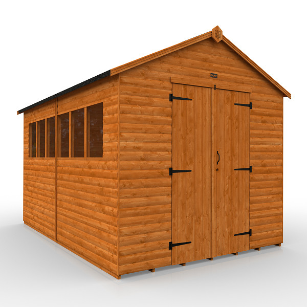 Tiger Heavyweight Workshop Shed - Logboard Special -  12Ft Length x 8Ft Width