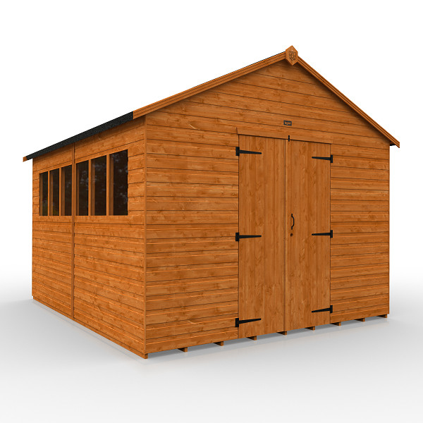 Tiger XL Heavyweight Workshop Shed - 12Ft Length x 10Ft Width