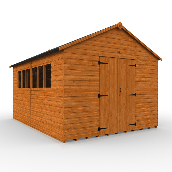 Tiger XL Heavyweight Workshop Shed - 14Ft Length x 10Ft Width