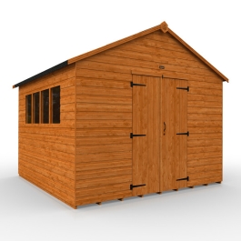 Tiger XL Heavyweight Workshop Shed - 10Ft Length x 10Ft Width