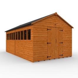 Tiger XL Heavyweight Workshop Shed - 18Ft Length x 10Ft Width
