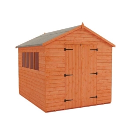 Tiger Heavyweight Workshop Shed - 8Ft Length x 7Ft Width