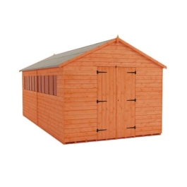 Tiger XL Heavyweight Workshop Shed - 12Ft Length x 8Ft Width