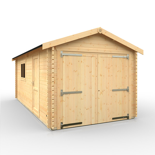 The Malayan Garage - 44mm Log Cabin - 20Ft Length x 10Ft Width