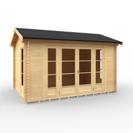 The Balinese - 44mm Log Cabin - 14Ft Length x 10Ft Width