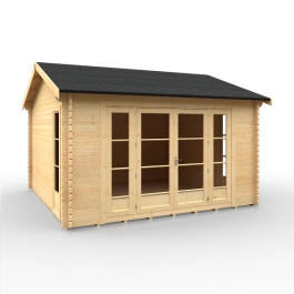 The Balinese - 44mm Log Cabin - 14Ft Length x 14Ft Width