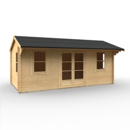 The Delta - 44mm Log Cabin - 20Ft Length x 10Ft Width