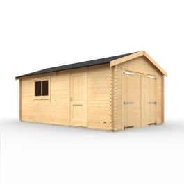 The Malayan Garage - 44mm Log Cabin - 20Ft Length x 12Ft Width