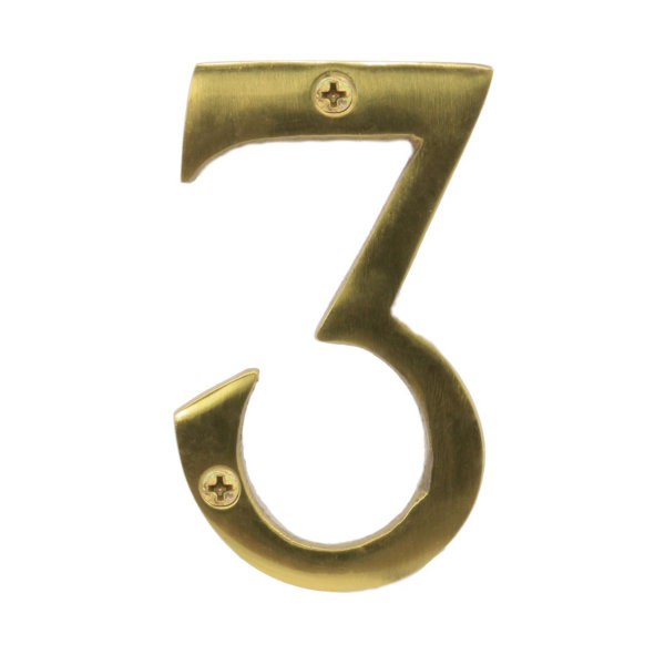 Door Number 3 - Georgian Brass - (045447N)