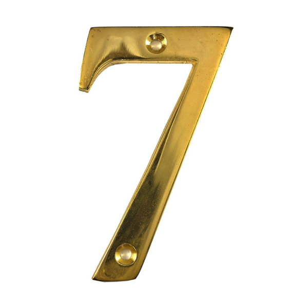 Door Number 7 - Georgian Brass - (045485N)
