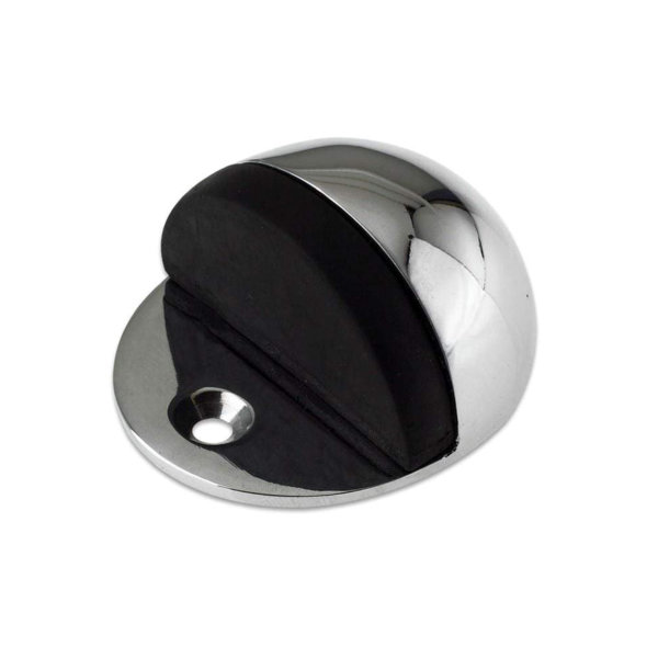Hooded Door Stop - Low Rise - Polished Chrome - (043726N)