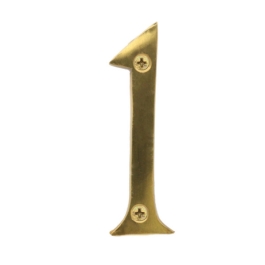 Door Number 1 - Georgian Brass - (VB71P)