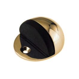 Hooded Door Stop - Low Rise - Polished Brass - (043641N)