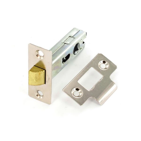 Mortice Latch 76mm - Tubular - Nickel Plated