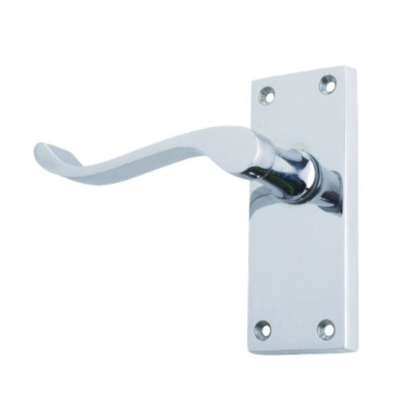 Door Handle - Scroll Lever - Latch - Brushed Nickel - (045119N)