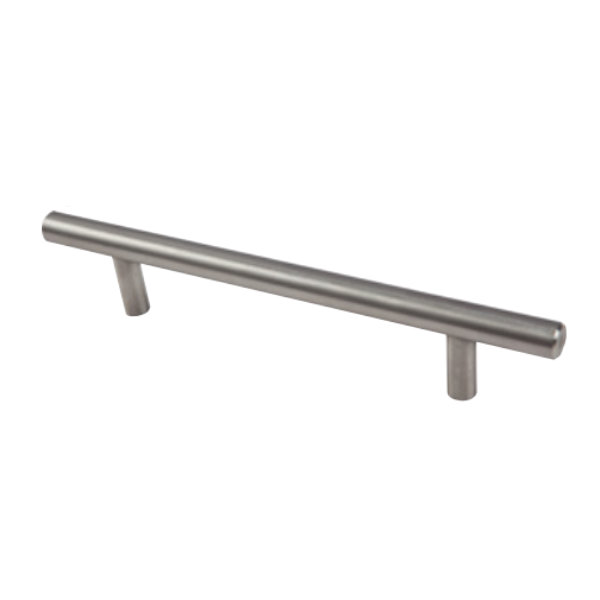 Cabinet Handle - T-Bar 128mm - Satin Nickel - (HA0743B)