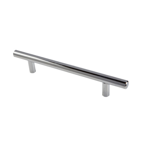 Cabinet Handle - T-Bar 160mm - Polished Chome - (Pack of 4) - (HA0804D)