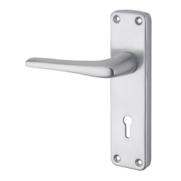 Door Handle - Aluminium Lever - Lock - Wilfred - (045126N)