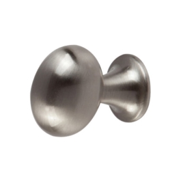 Cabinet Knob - Oval 26mm - Satin Nickel - (HA0730B)