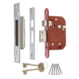 ERA Sashlock 65mm - 5 Lever British Standard - Chrome - (262-62)