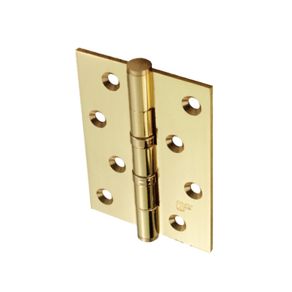 Steel Butt Hinges 76mm - Ball Bearing - Brass Plated - (Pack of 2) - (CH403P)